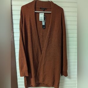 Burnt orange cardigan